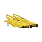 Jacquemus Yellow Leather Flat Sandals