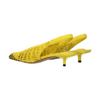 Jacquemus Yellow Leather Flat Sandals