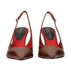 Stella McCartney Brown Leather High Heel Pumps