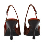 Stella McCartney Brown Leather High Heel Pumps