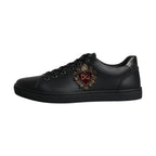 Black London Sacred Heart Men Sneakers Shoes