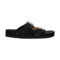 Isabel Marant Black Leather Slippers