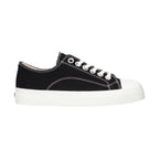 Moschino Black Fabric Low Top Sneakers