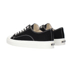 Moschino Black Fabric Low Top Sneakers