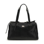 Dolce & Gabbana Black Calf Leather Bos Taurus Shoulder Bag