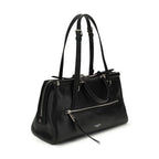 Dolce & Gabbana Black Calf Leather Bos Taurus Shoulder Bag