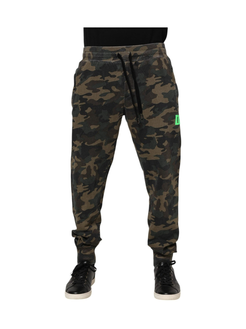Dolce & Gabbana Multicolor Camouflage Cotton Men Jogger Pants