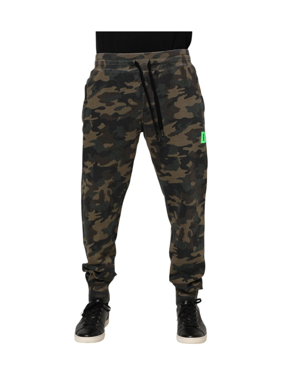Dolce & Gabbana Multicolor Camouflage Cotton Men Jogger Pants