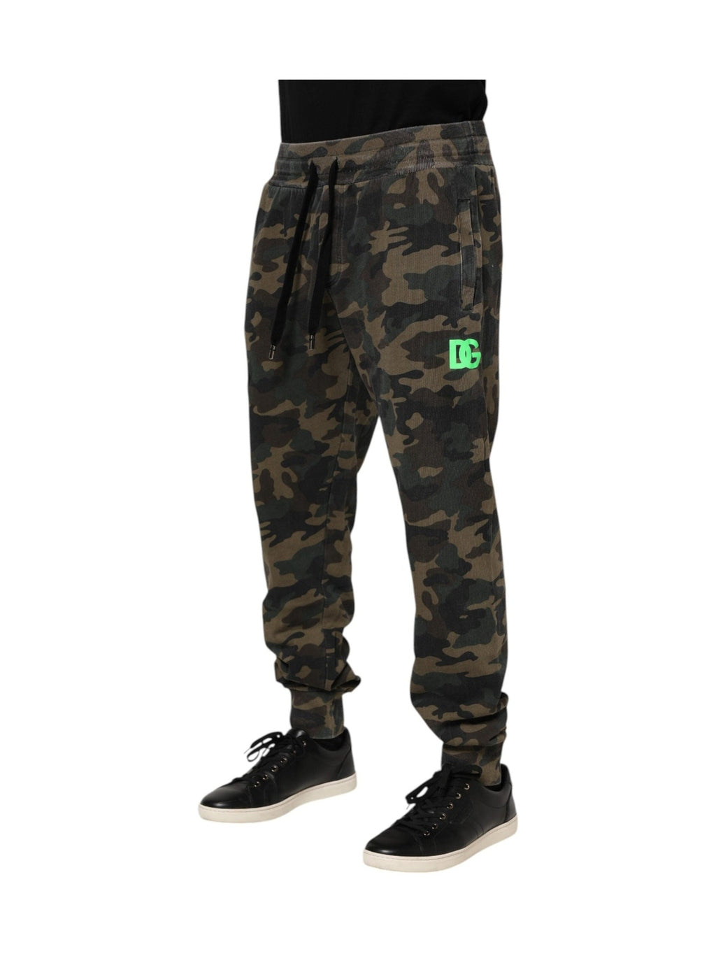Dolce & Gabbana Multicolor Camouflage Cotton Men Jogger Pants