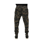Dolce & Gabbana Multicolor Camouflage Cotton Men Jogger Pants