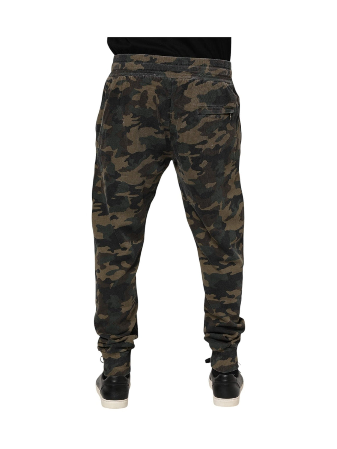 Dolce & Gabbana Multicolor Camouflage Cotton Men Jogger Pants