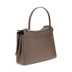 Balenciaga Gray Calf Leather Bos Taurus Shoulder Bag