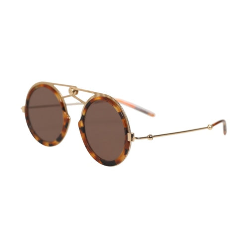 Dolce & Gabbana Gold Havana Frame DG Fatto A Mano Eyewea Sunglasses