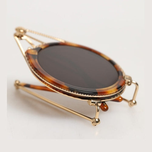 Dolce & Gabbana Gold Havana Frame DG Fatto A Mano Eyewea Sunglasses