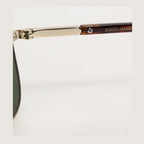 Dolce & Gabbana DG2125 Silver Frame Aviator Shades Eyewear Sunglasses Children