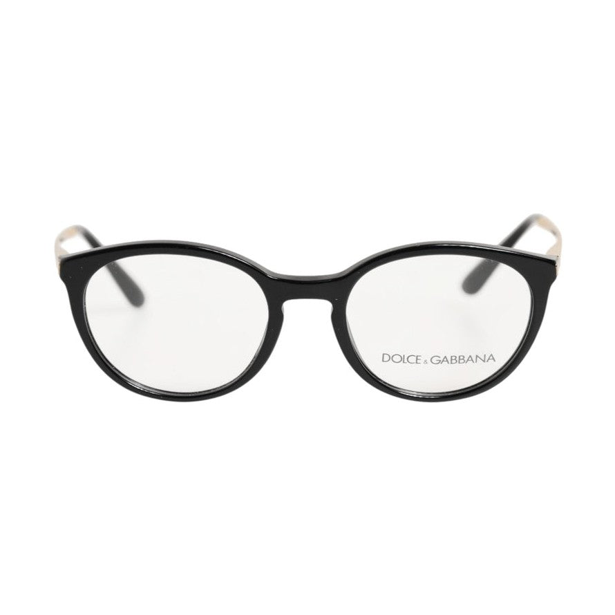 Dolce & Gabbana Black Acetate Cat Eye Frame Eyeglass Reading Glass