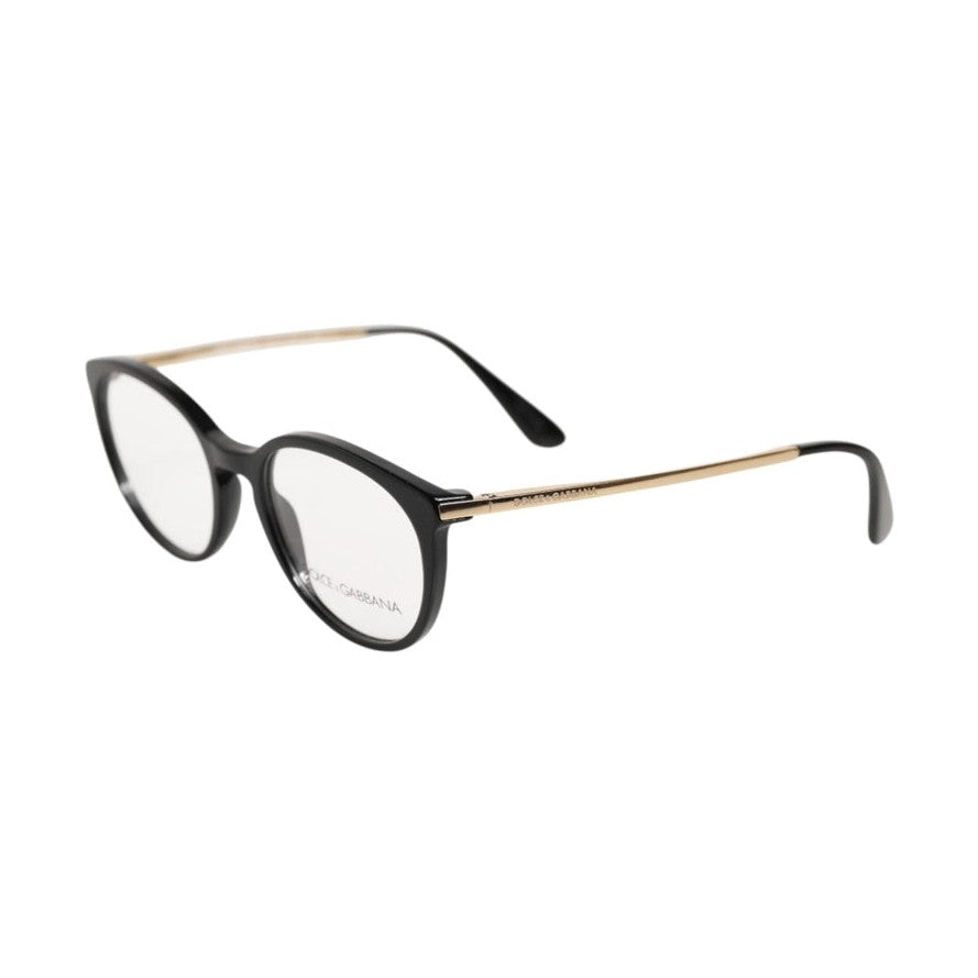 Dolce & Gabbana Black Acetate Cat Eye Frame Eyeglass Reading Glass
