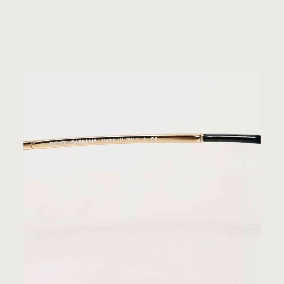 Dolce & Gabbana Black Acetate Cat Eye Frame Eyeglass Reading Glass