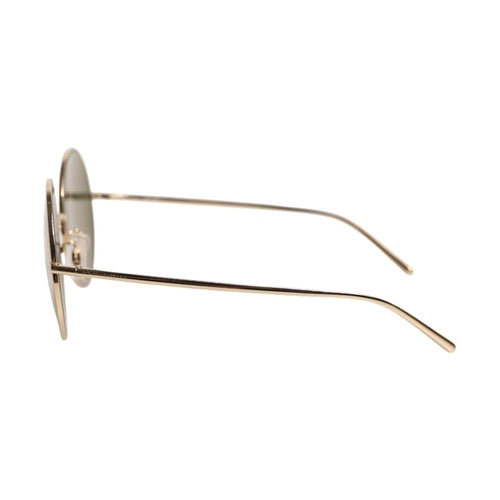 Dolce & Gabbana Gold Metal Round Shades Eyewear Sunglasses