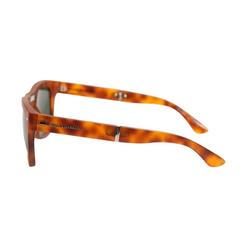 Dolce & Gabbana DG6089 Havana Full Rim Round Lenses Foldable Sunglasses