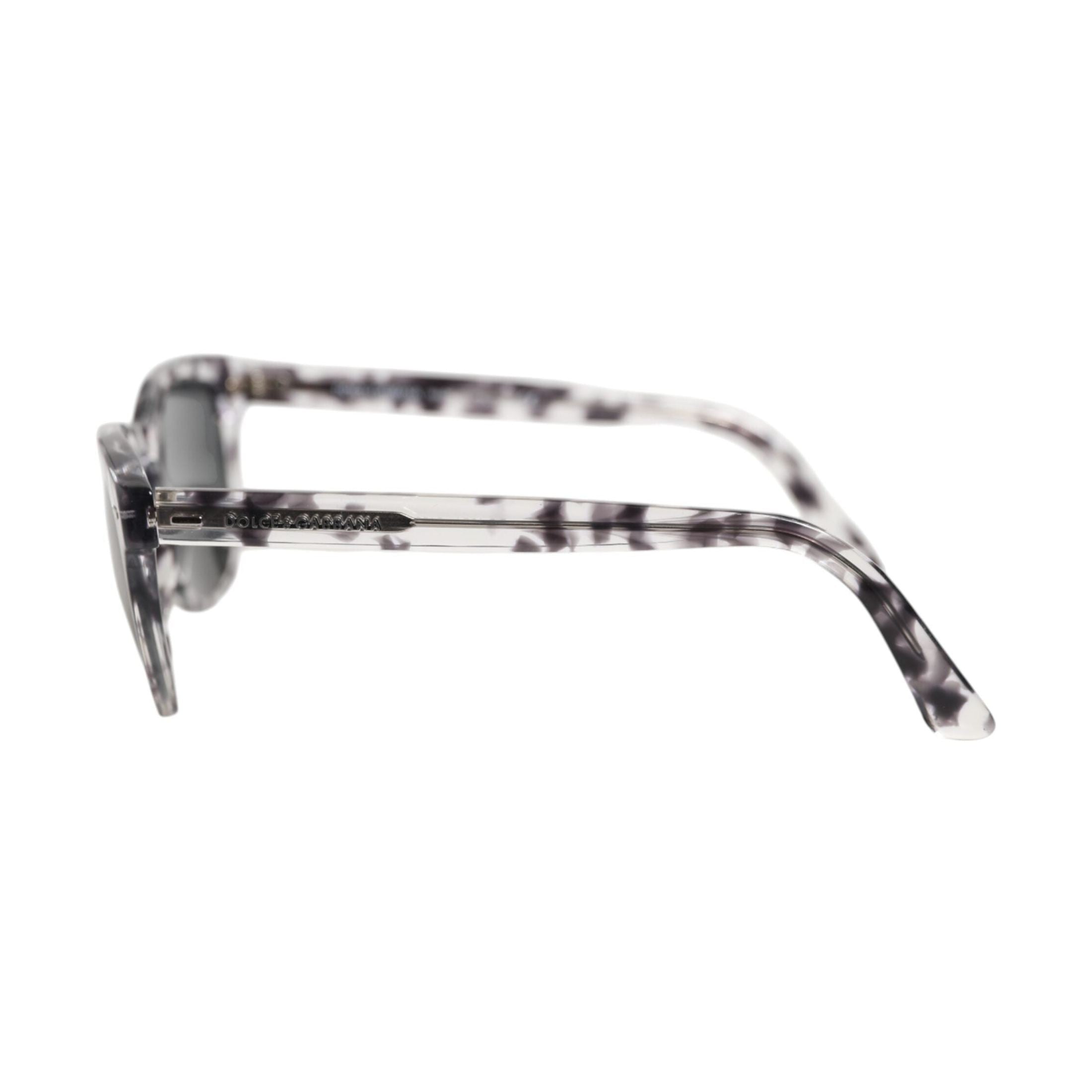 Dolce & Gabbana DG4254 Havana Clear Black Tinted Lenses Sunglasses