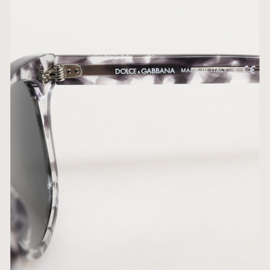 Dolce & Gabbana DG4254 Havana Clear Black Tinted Lenses Sunglasses