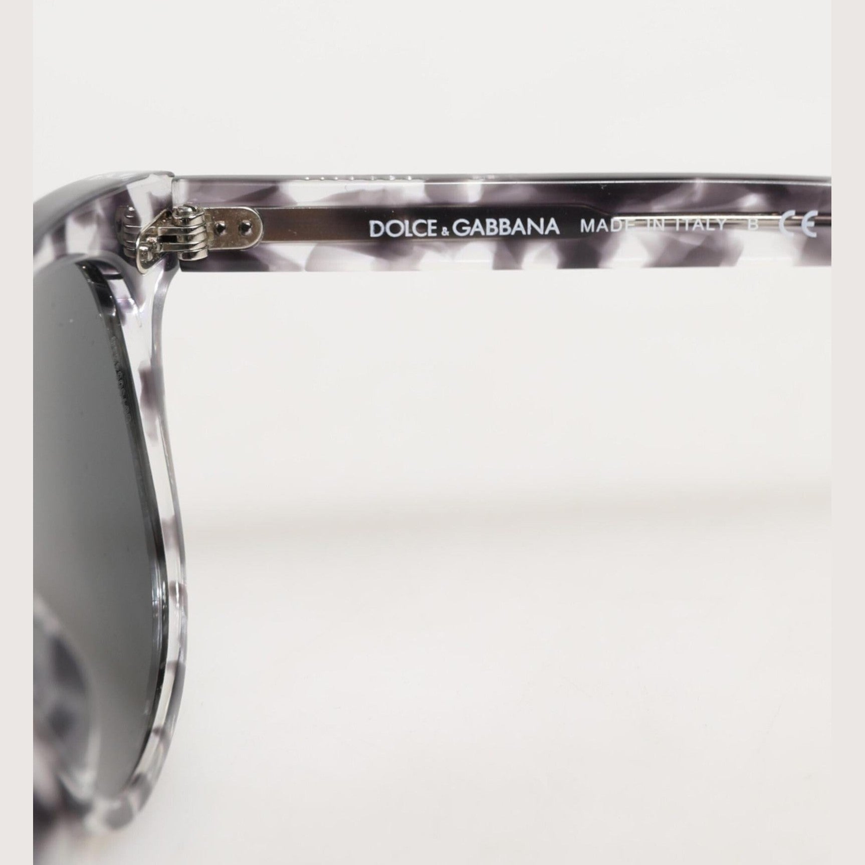 Dolce & Gabbana DG4254 Havana Clear Black Tinted Lenses Sunglasses