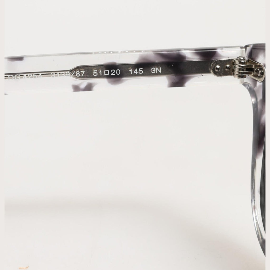 Dolce & Gabbana DG4254 Havana Clear Black Tinted Lenses Sunglasses