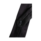 Dolce & Gabbana Black Safety Pins Silk Adjustable Necktie Accessory Tie