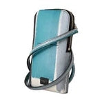 Dolce & Gabbana Blue Leather Cross Body Neck Strap Card Slot Phone Pocket