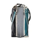 Dolce & Gabbana Blue Leather Cross Body Neck Strap Card Slot Phone Pocket