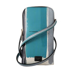 Dolce & Gabbana Blue Leather Cross Body Neck Strap Card Slot Phone Pocket