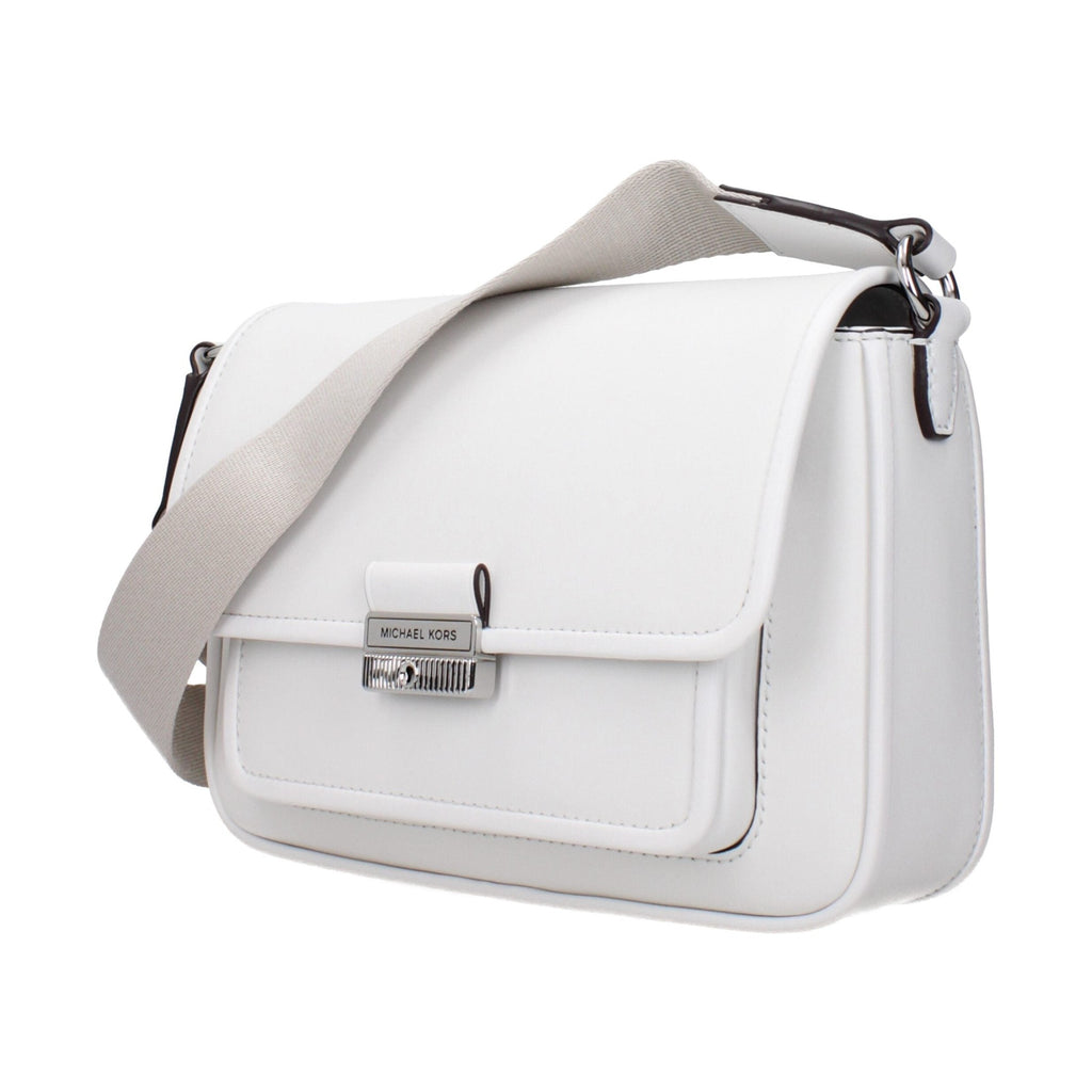 Michael Kors White Leather Crossbody Bag
