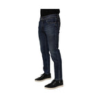 Dolce & Gabbana Blue Cotton Stretch Skinny Men Denim Jeans