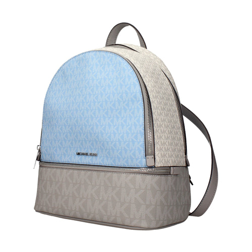 Beige Fabric Backpack