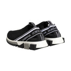 Dolce & Gabbana Black Slip On Sorrento Low Top Sneakers Shoes