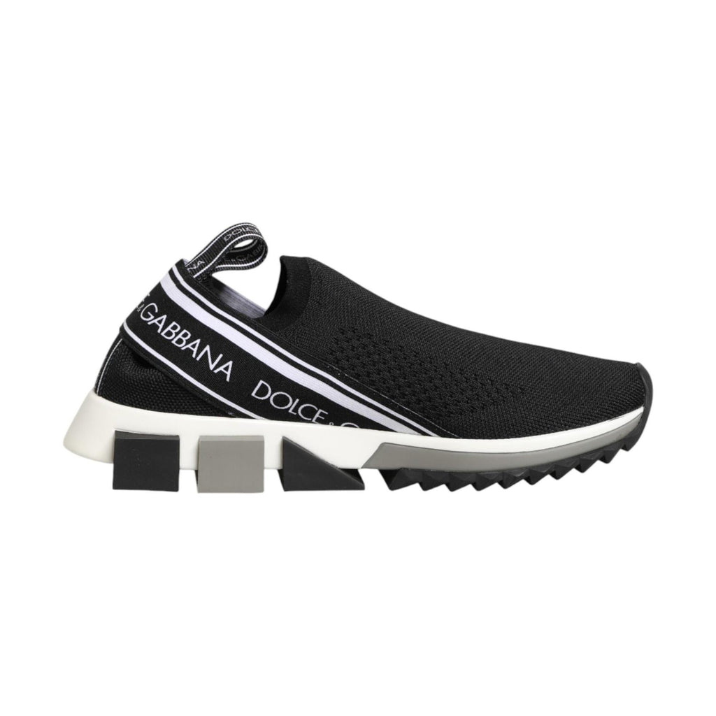 Dolce & Gabbana Black Slip On Sorrento Low Top Sneakers Shoes