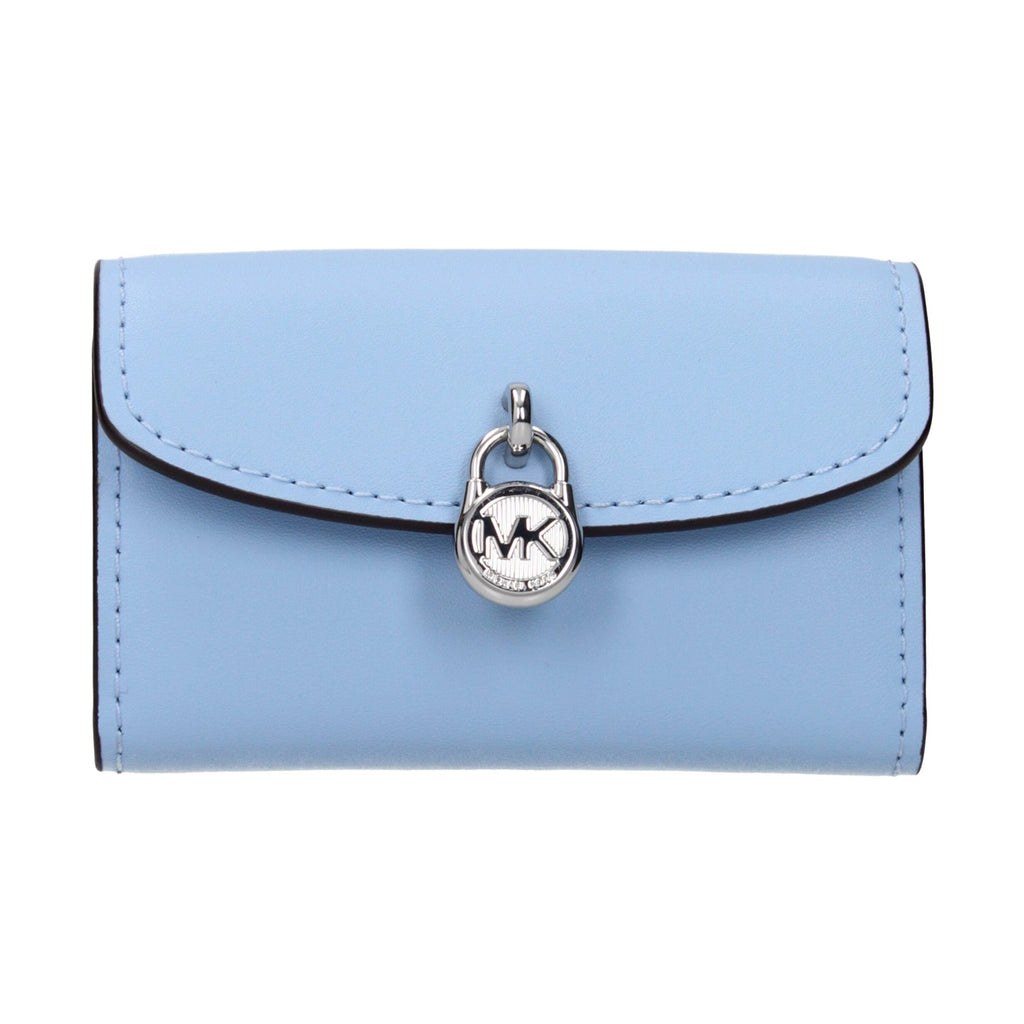 Michael Kors Light Blue Leather Wallet