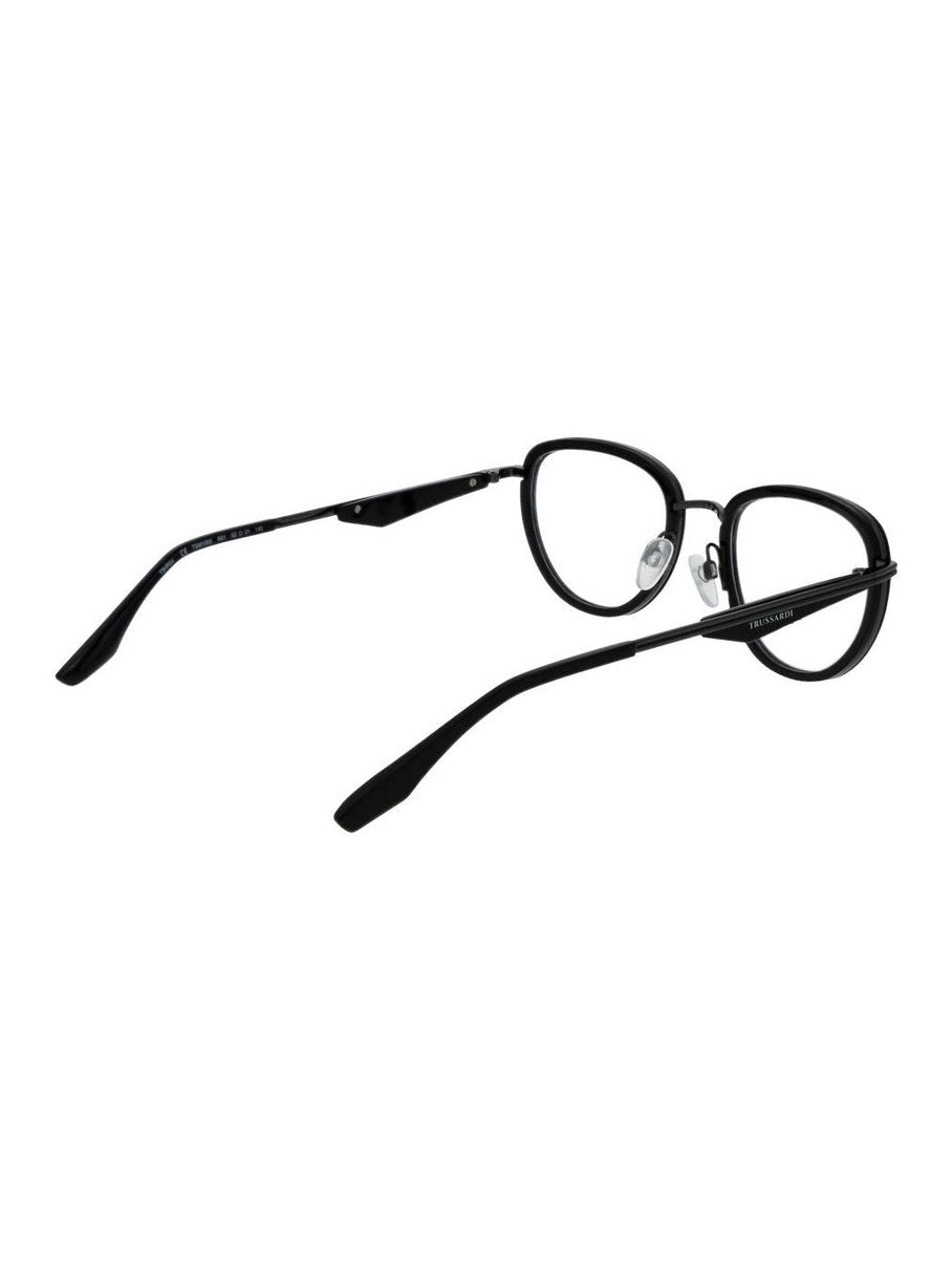 Trussardi Black Metal & Plastic Glasses (Frames)