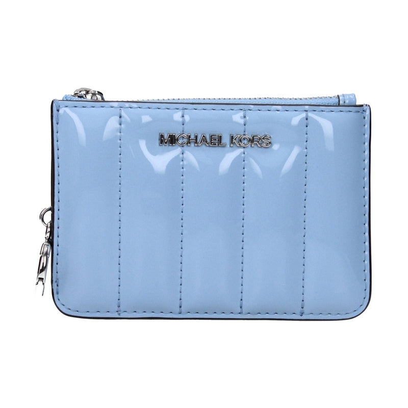 Michael Kors Light Blue Leather Wallet