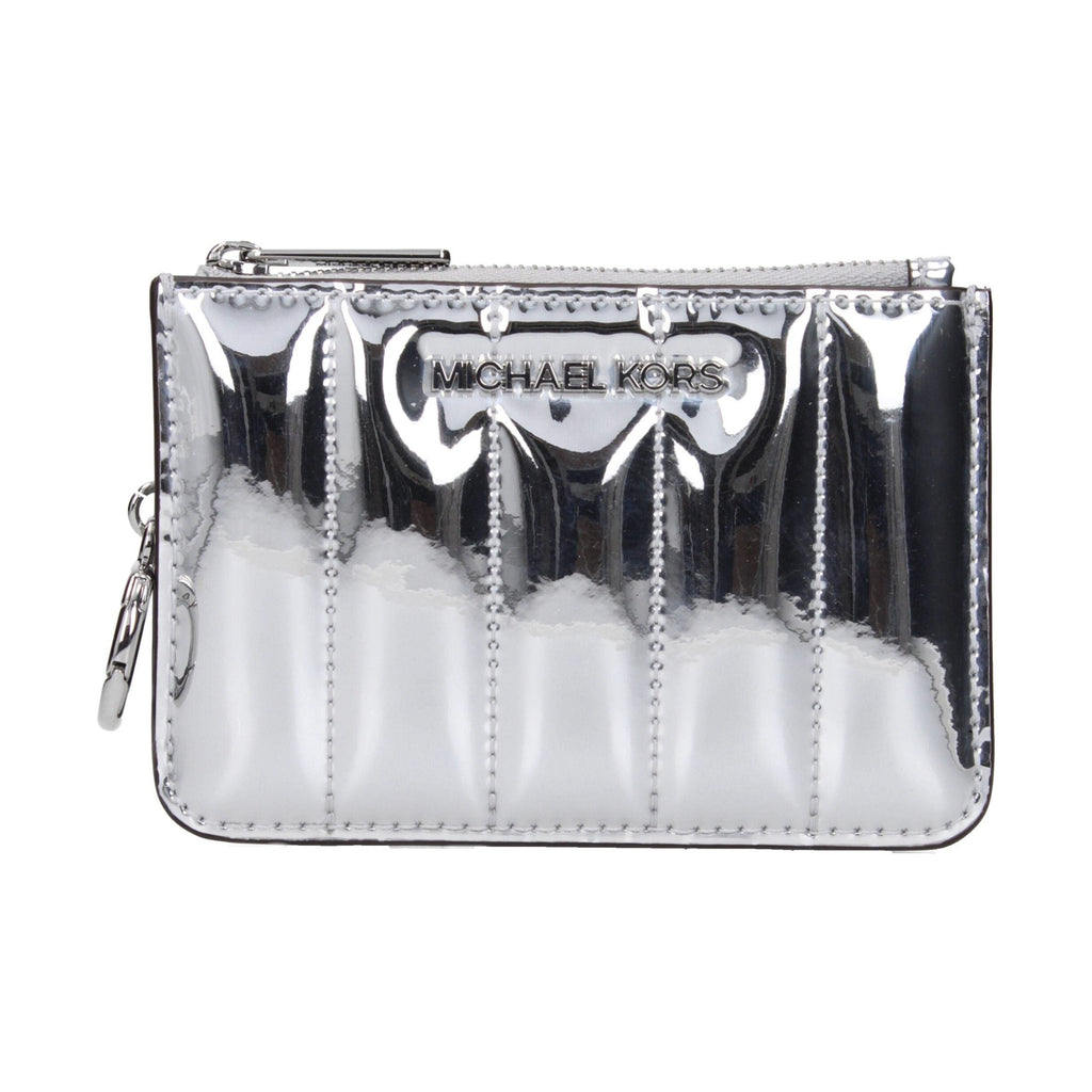 Michael Kors Gray Leather Wallet
