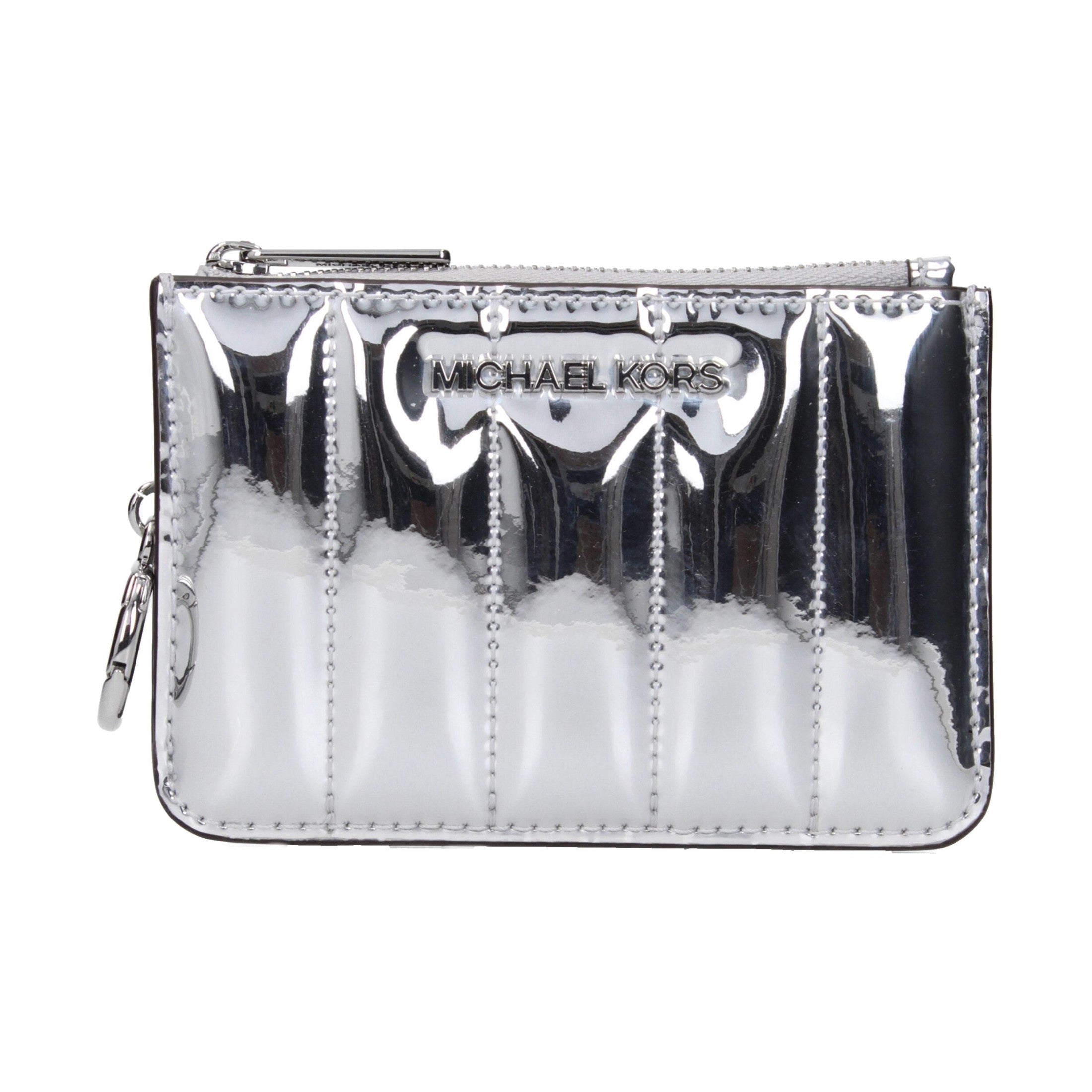 Michael Kors Gray Leather Wallet
