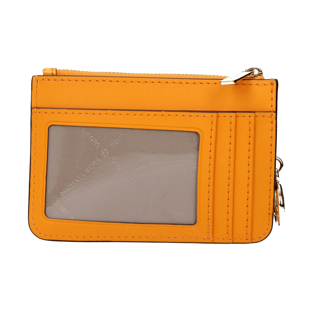 Michael Kors Orange Leather Wallet