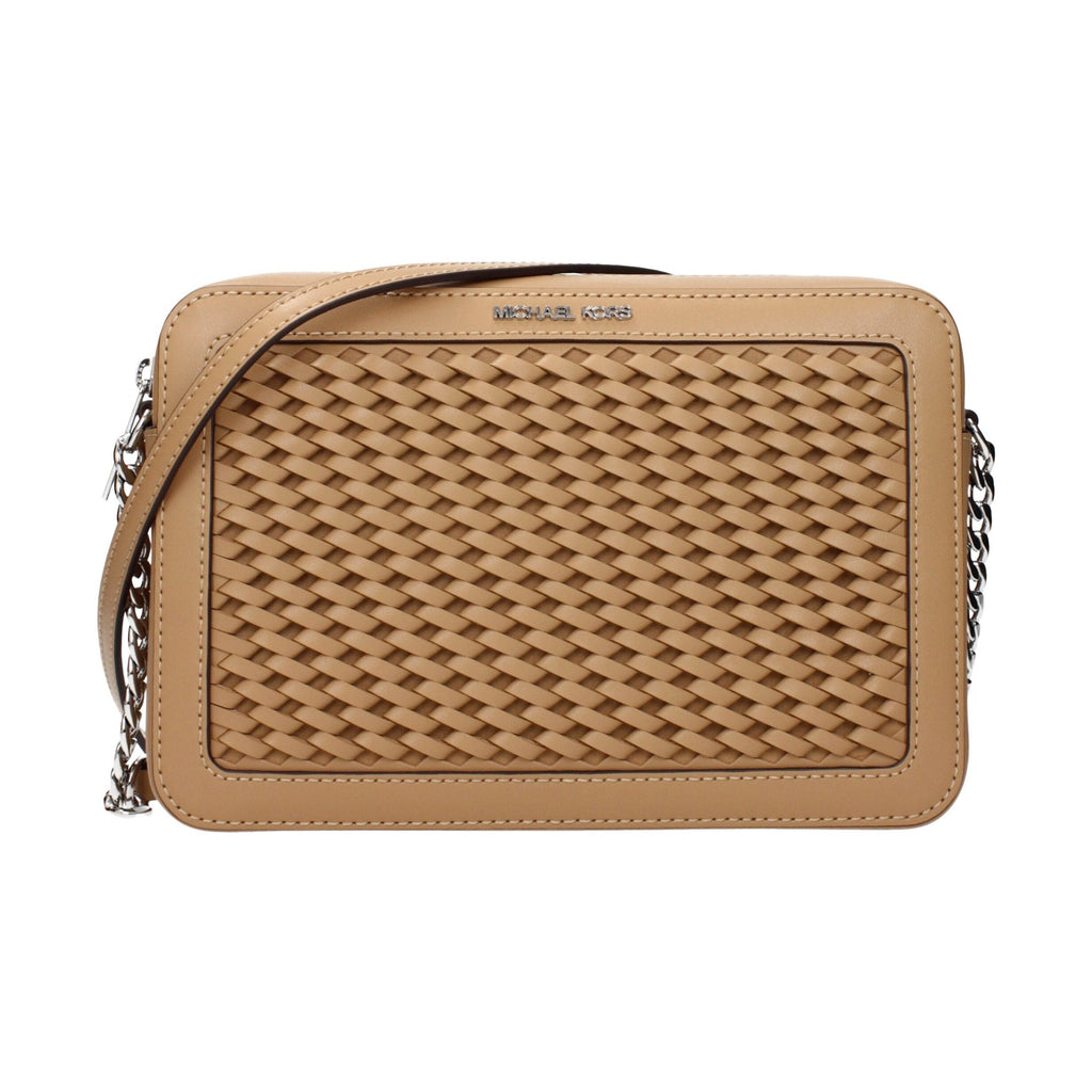 Michael Kors Brown Leather Crossbody Bag