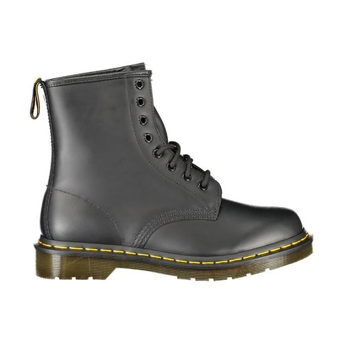 Dr. Martens Black Leather Unisex Ankle Boot