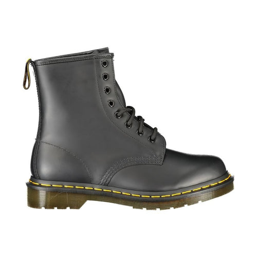 Dr. Martens Black Leather Unisex Ankle Boot