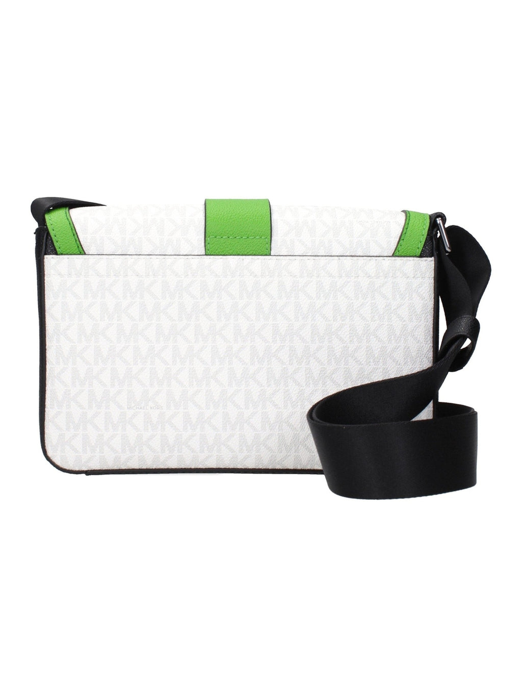 Michael Kors White Fabric Crossbody Bag