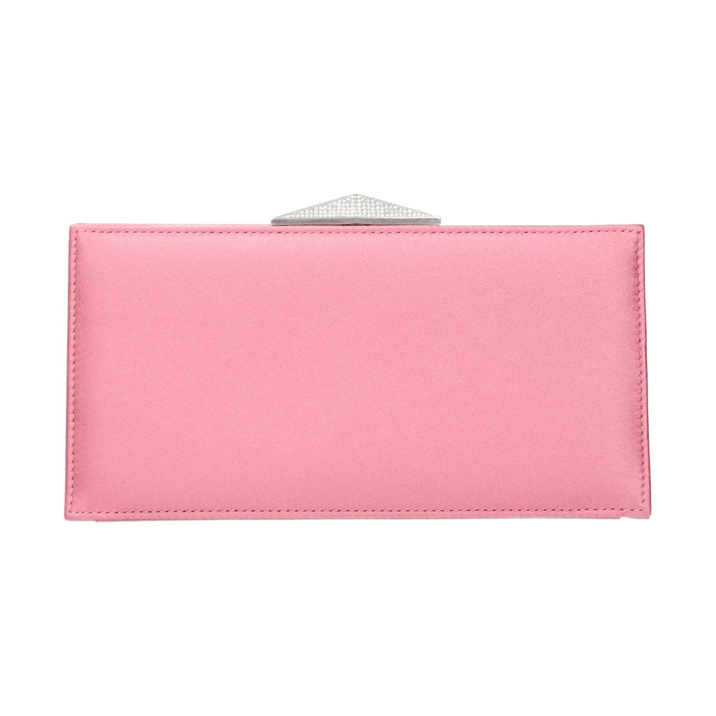Jimmy Choo Pink Satin Clutch Bag