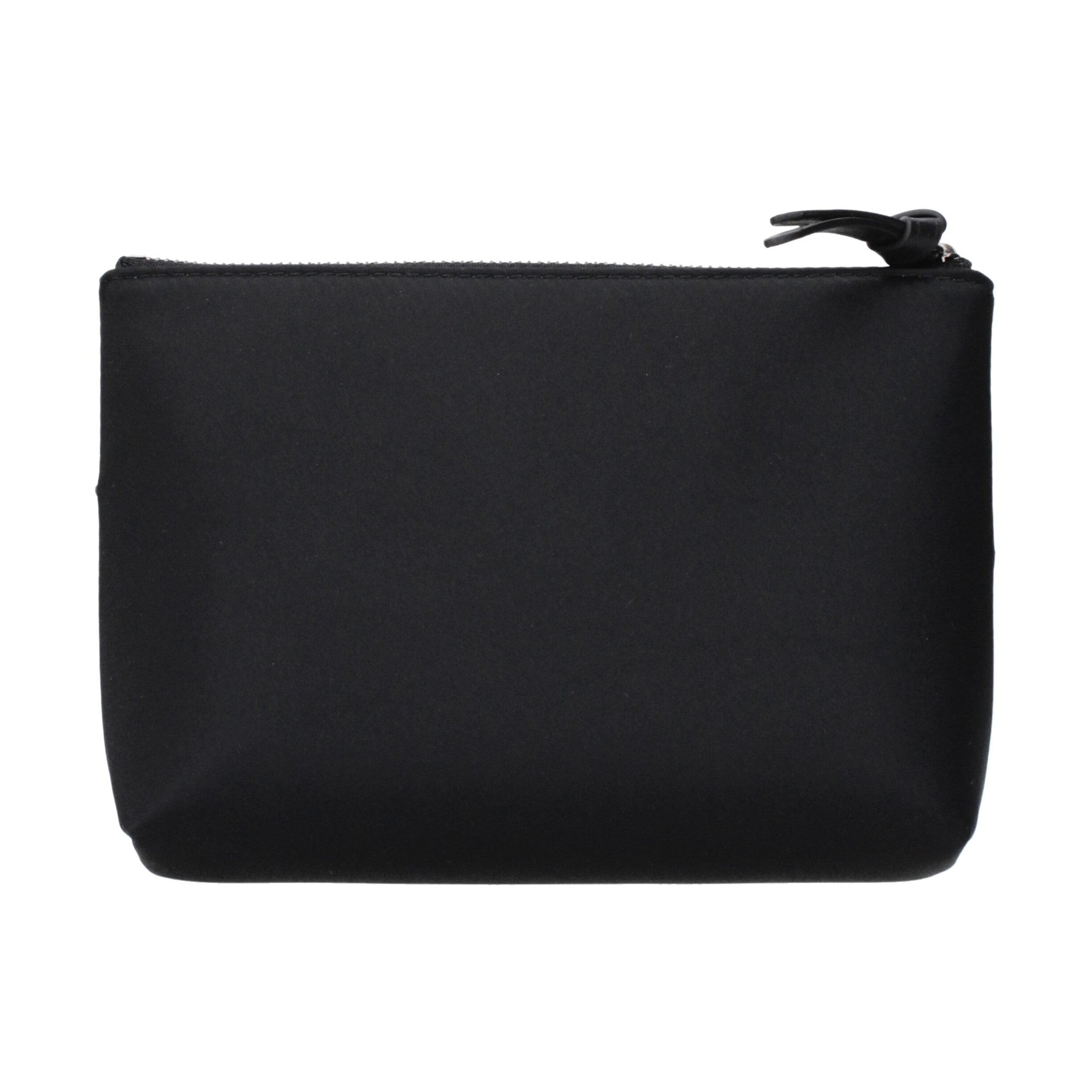 Jimmy Choo Black Satin Clutch Bag