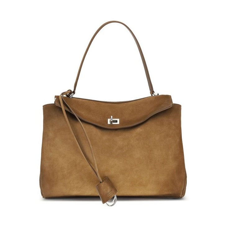 Balenciaga Brown Calf Leather Bos Taurus Shoulder Bag